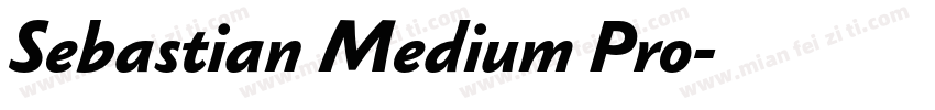Sebastian Medium Pro字体转换